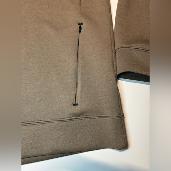 YPB neoKNIT Hoodie XXL – Abercrombie Training Club  Brown Zip Side Pockets - Picture 2 of 7